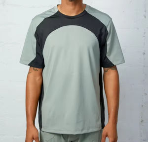 เสื้อยืดผู้ชาย เสื้อยืดคอตตอน 100% สำหรับผู้ชาย เสื้อยืดคอกลมทรงโอเวอร์ไซส์แบบใหม่สำหรับฤดูร้อน เสื้อยืดคุณภาพสูง สีขาวล้วน 230 กรัม - Product Image 4