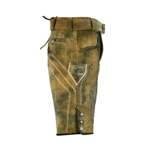 Lederhosen para Hombre, Estilo Alemán, para Oktoberfest 2023, con Bordado Frontal, para Fiestas, Baile y Festivales Bávaros - Product Image 4