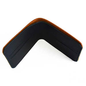 Portefeuille de voyage minimaliste pour homme de haute qualité, court, en similicuir PU, avec fermeture ouverte moderne, design personnalisé - Product Image 2