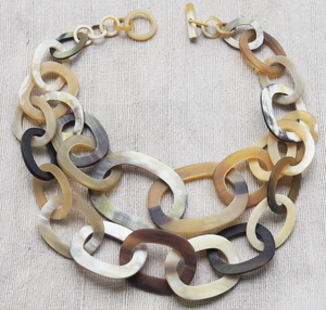Collier en corne de buffle naturelle, tendance et personnalisé, pour enfants et femmes, idéal pour les fêtes. - Product Image 3