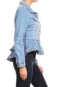 Top de Mezclilla para Mujer, Diseño Moderno, Corte Estructurado, Tela Transpirable, Acabado Impecable, Estilo Versátil y Elegante - Product Image 4