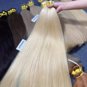 Extensiones de Cabello Vietnamita Virgen 2025, 100% Naturales, Lisas, Rubias, de Alta Calidad, en Venta - Product Image 1