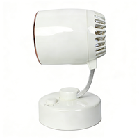 Ventilador USB con Aromaterapia, Botón Giratorio, 4000 mAh, Colores Macaron, Mini Ventilador de Escritorio Recargable para Oficina