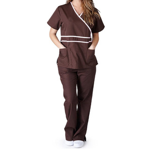 Classic Medical <b>Scrubs</b> Uniform <b>Set</b> for Unisex Nurses-Custom Logo & Color Wholesale Hospital <b>Scrub</b> <b>Sets</b> - Product Image 1