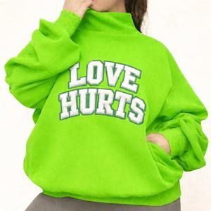 Suéter Oversize de Cuello Alto para Mujer, Diseño OEM, Corte Holgado, Informal, para Uso Diario y Estilo Urbano Moderno - Product Image 1