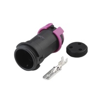 Connecteur circulaire mâle 3 broches en cuivre pour phare antibrouillard, adaptateur automobile IP68 Jinhang3p-zd