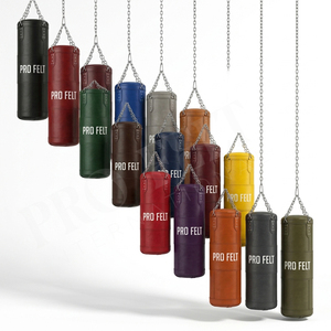 Sac de frappe suspendu tendance en promotion, robuste, pour entraînement de kickboxing et MMA, équipement de gym pour fitness et boxe, sacs d'entraînement OEM ODM - Product Image 1
