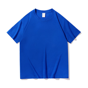 T-shirt en coton uni crème pour homme, manches courtes, col rond, coupe classique, vêtements décontractés, t-shirts pour homme - Product Image 4
