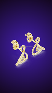 Glnelg Jewels 10K Moissanite/ CVD Lab Grown / Cubic Zirconia Diamond 14K/18K/22K/925 Pendientes de plata regalo para mujeres - Product Image 4