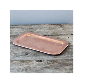 New Arrival Household <b>Kitchen</b> Organizer & Table Decorative Tray Unique Handle Design & Hammered Polished <b>Accessoris</b> - Product Image 2