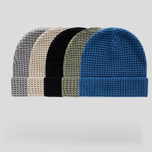 Gorro de Punto Unisex de Moda Invernal, Color Sólido, Cálido, Lana Artificial, Venta al por Mayor, Característica de Tela Común - Product Image 2