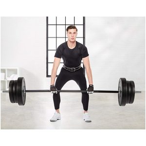 Cinturón de Gimnasio Reforzado de Cuero Genuino, Cinturón de Levantamiento de Pesas Ajustable de Una Sola Hebilla, Fabricante OEM, Suministro al por Mayor - Product Image 2