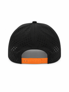Casquette de golf personnalisée à 6 panneaux avec logo brodé, visière incurvée découpée au laser, fermeture snapback, chapeau décontracté haut de gamme pour le sport et les activités de plein air - Product Image 3
