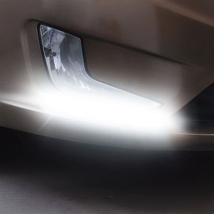 2 Pezzi Luci Diurne a LED COB, Impermeabili IP45, 12V, Strisce LED per Auto, Fari Fendinebbia, Luci DRL Adesive per Auto - Product Image 6