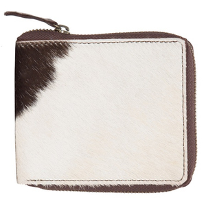 Unisex <b>Genuine</b> <b>Leather</b> Cowhide Zipper <b>Wallet</b> Animal Print Minimalist Short Daily Use Women Cowhide <b>Wallets</b> - Product Image 6