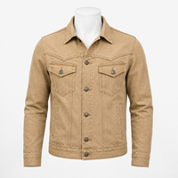 Veste en jean d'hiver pour homme de haute qualité, tissu 100% coton durable, écologique, coupe-vent, coupe confortable, design élégant, décontractée