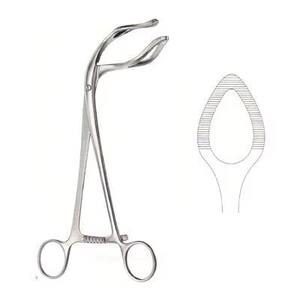 Pinzas Somer manuales para elevación uterina, instrumento quirúrgico ginecológico de acero inoxidable, herramienta médica, instrumentos médicos de impacto. - Product Image 1