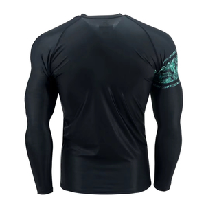 Camiseta Deportiva de Manga Larga para Hombre, Sublimada, Compresión para Gimnasio, Venta al Por Mayor 2024 - Product Image 3