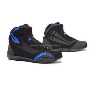 Bottes de moto pour femmes Casual-Pantoufles Chaussures de sport respirantes Botte Microfibre-Motocross Moto Équitation Chaussures en cuir - Product Image 4