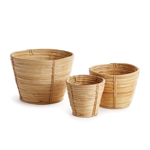 Top pick garden accessories rattan pots <b>flower</b> planter plant pot <b>basket</b> <b>for</b> outdoor decoration - Product Image 5