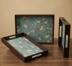 ถาดเสิร์ฟลายไมนาเคลือบเงาคุณภาพสูง งานฝีมือ Tayyab สีและขนาดสั่งทำได้ สำหรับโรงแรมและร้านอาหาร - Product Image 2