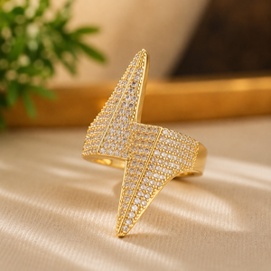 Hip Hop Moissanite Engagement <b>Ring</b> 14K Plated Rose <b>Gold</b> Solitaire Wedding <b>Ring</b> Brilliant Round Diamond Men's <b>Ring</b> - Product Image 3