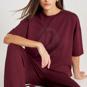 Nouveau T-shirt ample pour femme, design 2026, en toile de coton respirante, haute qualité, décontracté, idéal pour l'été, en promotion - Product Image 3