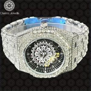 Reloj de Lujo Charm Jewells de Acero Inoxidable para Hombre, Movimiento Mecánico Analógico, Caja de 40 mm, Resistencia al Agua de 10 Bares, Botón de Presión Oculto - Product Image 5
