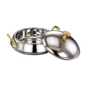Olla de Metal de Diseño Premium para Comida Caliente, Cazuela Aislada, Elegante Tazón para Servir, Categoría Cocina - Product Image 1