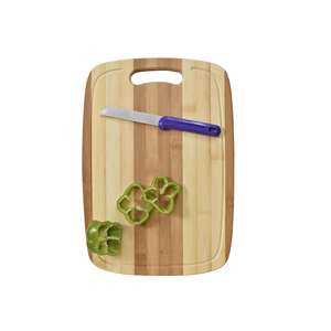 Tabla de Cortar de Bambú Natural, Ecológica y Duradera para Cocina, Tabla de Madera para Servir - Product Image 1