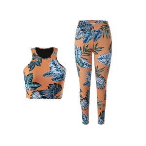 Conjunto de Yoga Personalizado de Alta Calidad para Mujer, Diseño Sólido, Transpirable, Ligero, de Secado Rápido, Ecológico, Cintura Media, Ropa Deportiva para Gimnasio - Product Image 1