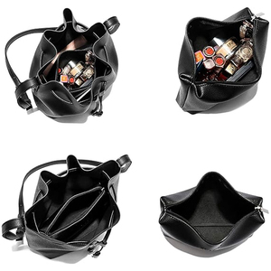 Sac à main femme, nouveau style, sac fourre-tout, sac à bandoulière, sac à poignée supérieure, sac à main en cuir véritable et en cuir PU - Product Image 3
