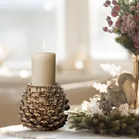 Support de bougie décoratif rustique style ferme pour la décoration intérieure de cuisine, en fer de qualité supérieure, fait main, forme personnalisée, impression numérique 1