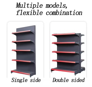 Exhibidor Metálico de Alta Resistencia para Supermercados y Tiendas de Abarrotes, con Acabado Pulido, de Una Sola Cara, con Estantes Ajustables, Precio de Fábrica - Product Image 3