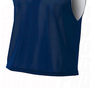 เสื้อลาครอสเด็กผู้ชายแบบกลับด้านได้ เสื้อซ้อมน้ำหนักเบา ระบายอากาศได้ดี เสื้อพินนี่สำหรับฝึกซ้อมกีฬา ผ้าตาข่ายสองด้าน ชุดกีฬา - Product Image 3