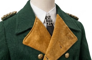Manteau long de la Seconde Guerre mondiale, uniforme historique, tissu 100% laine, logo personnalisable, sur mesure - Product Image 5