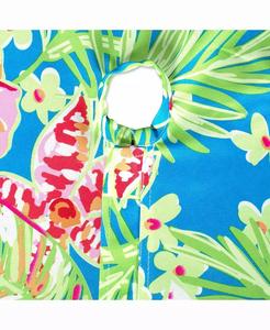 Nappe d'extérieur Summer Floral avec fermeture éclair 60 "X 84" | Design Imports - Product Image 2