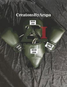 Nouvel ensemble de boxe en cuir de vachette véritable de qualité supérieure 2026, style Winning, personnalisable avec nom et logo, pour entraînement et sparring - Product Image 1