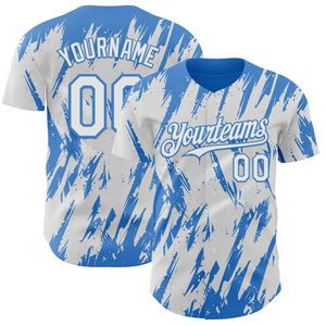 Custom Baseball Jersey Full Button Breathable Quick Dry Anti-Bacterial <b>V</b>-<b>Neck</b> Short Sleeve Unisex Sportswear 100% Organic Cotton - Product Image 5