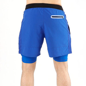Shorts de compression de musculation à séchage rapide, couleur personnalisée, taille élastique, taille mi-haute, 100% polyester, fabrication au Pakistan - Product Image 6
