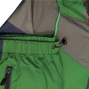 Ensemble de survêtement coupe-vent en polyester pour hommes et femmes, fermeture éclair, confortable, prix de gros - Product Image 2