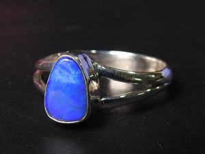 Australian Opal Ring 925 Sterling Silver October Birthstone Opal Doublets 5.5 US Size Handmade Classic <b>Wedding</b> Gift for Her - Product Image 2