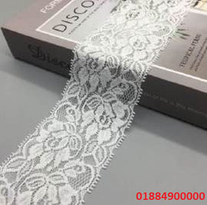 Dentelle florale décorative de luxe écologique 100 % coton pour col de robe, col de chemisier, accessoires de couture pour vêtements - Product Image 4