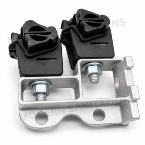 Pole <b>bracket</b> dual run for ADSS optical fiber cable - Product Image 1