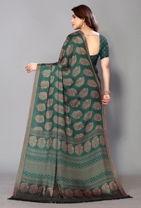 KV <b>Printed</b>, <b>Blocked</b> <b>Printed</b> Daily Wear Chiffon Saree Georgette Saree - Product Image 3