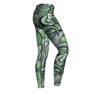 Leggings de yoga pour femmes, fabrication professionnelle, sublimation, vêtements de sport d'extérieur, sans couture, meilleurs leggings de yoga en sublimation - Product Image 3
