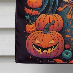 Akita grande Multicolor CASA DE Halloween bandera porche manga poste decorativo patio Banner ilustraciones poliéster pared colgante casa tamaño - Product Image 4