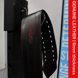 Cinturón de Levantamiento de Pesas de Cuero Genuino con Hebilla de Doble Punta, Protección Lumbar para Entrenamiento de Peso Muerto, Fitness y Seguridad en el Gimnasio - Product Image 3