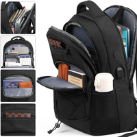 Multifunktionale Wasserdichte Schulrucksäcke Schwarz Kinder-Schultaschen für Jungen Mädchen Kinderrucksäcke Schüler-Schultaschen