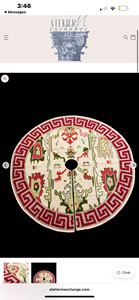 Tapis rond multicolore en pure laine fait main, noué à la main, 5 pieds, pour la maison, le bureau, l'hôtel, la décoration commerciale et pour enfants - Product Image 2
